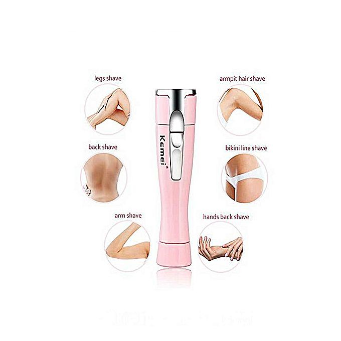 Máy Cạo Lông Kemei cao cấp KM - 1012 - thiết kế nhỏ gọn, tiện lợi và hợp thời trang