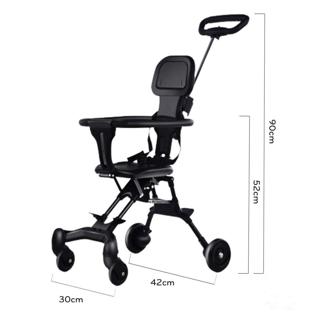 Xe đẩy em bé gấp gọn 2 chiều cho bé du lịch, đi dạo