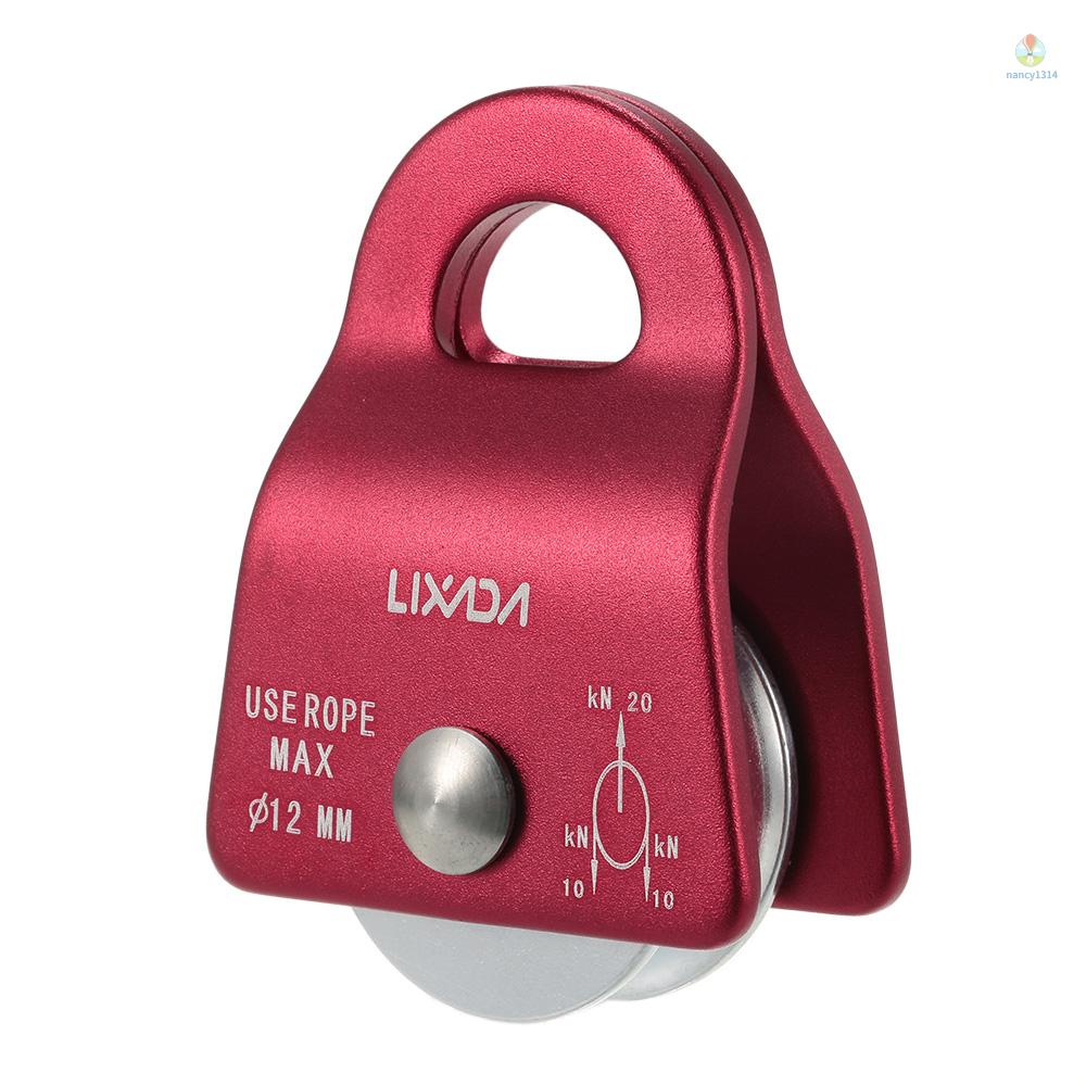 Dây Ròng Rọc Micro 1 / 2in Lixada 20kN Chuyên Dụng Cho Leo Núi / Thợ Săn