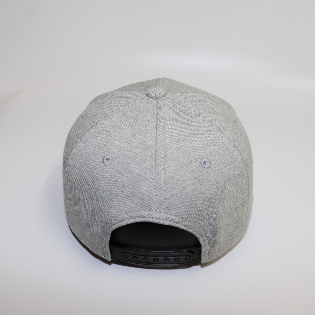 Nón Kết Nón Snapback Brixxton Xám Kết Đen Logo Tròn B001.