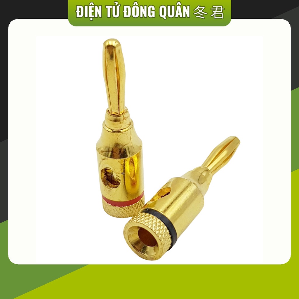 [HCM] Jack bắp chuối 4mm mạ vàng