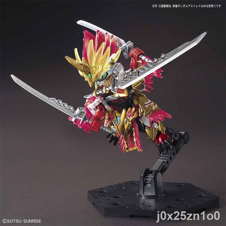 ♀♗✉Mô hình lắp ráp Bandai Gundam SD Tam Quốc Chuangjie Chuan Sun Quan Heresy Red