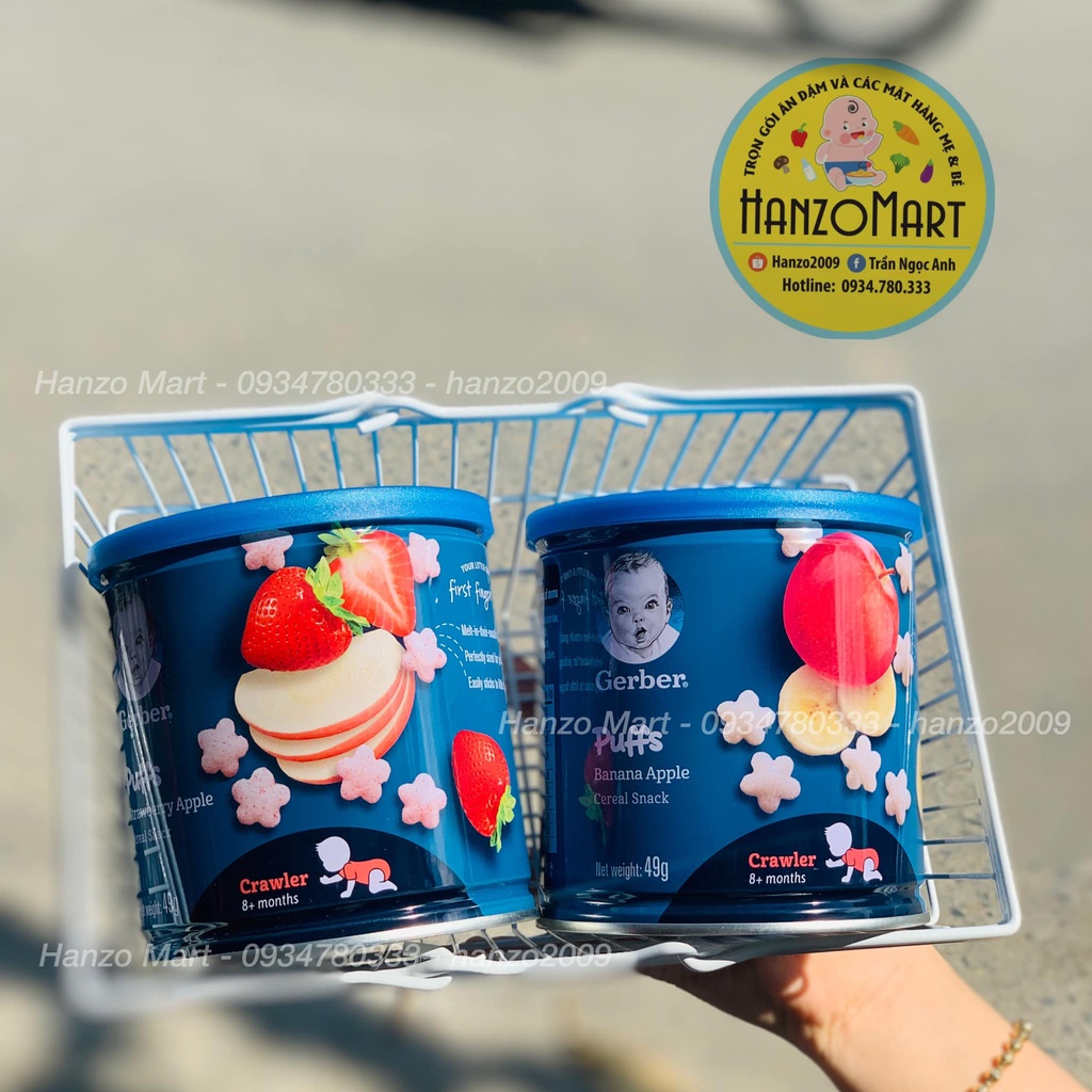 Bánh Ăn Dặm gerber cho bé USA 8m+
