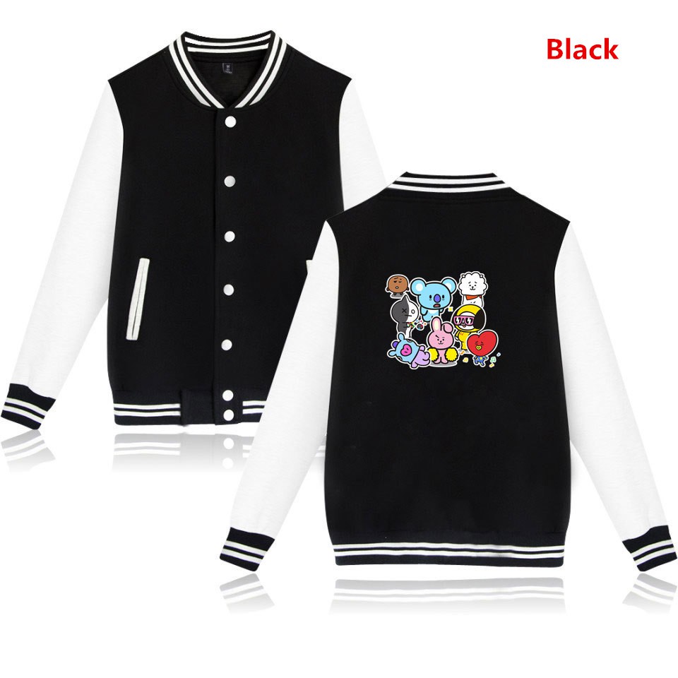 Áo khoác bóng chày thời trang BTS
