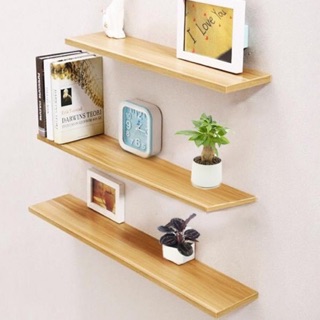 Kệ gỗ treo tường trang trí 3 thanh 50cm