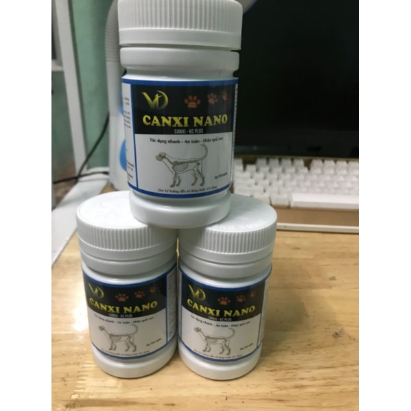 Canxi nano cho chó mèo