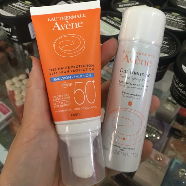 Kem chống nắng Avene & xịt khoáng 50ml