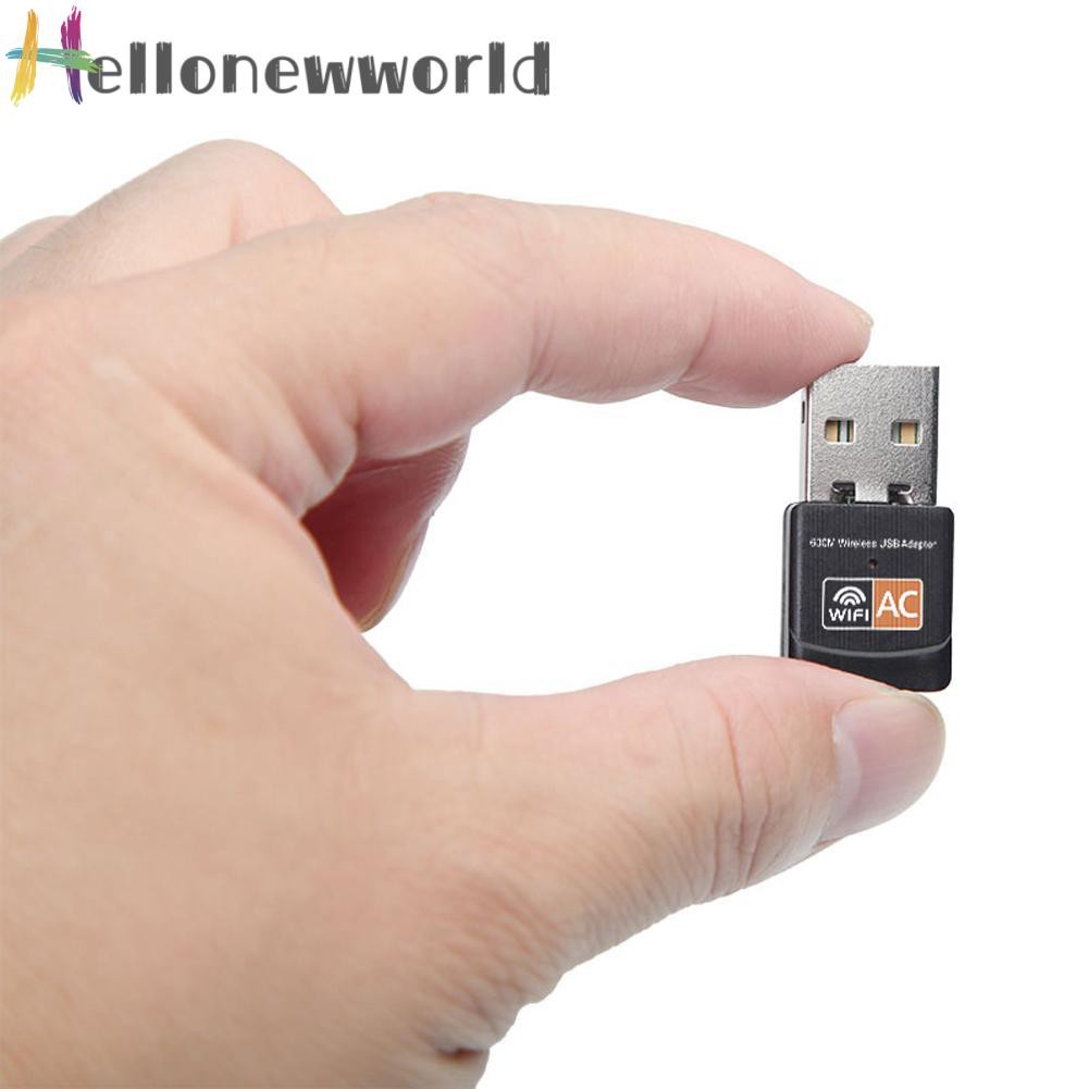 Usb Wifi Không Dây 600mbps 2.4g / 5g Hz 802.11ac