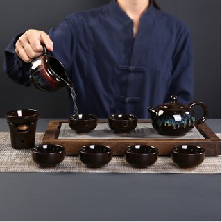 Bộ ấm trà Bồng Lai Tiên Cảnh cổ điển sang trọng