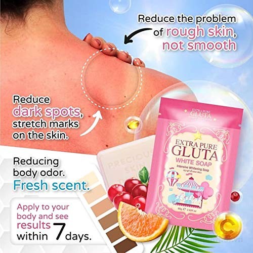 [HOT] Xà phòng tắm trắŉg nguyên chấţ Extra Pure Gluta White Thái Lan