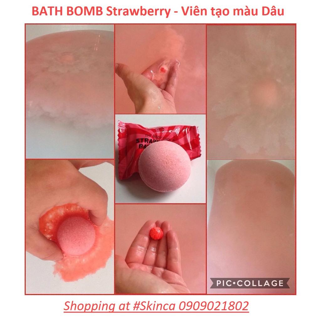 Viên thả bồn tắm The Body Shop Bath Bomb và Bath Bubble 28 g