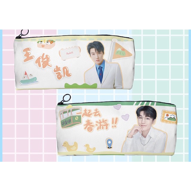 Túi đựng bút TF Gia Tộc TFBOYS TNT Vương Nguyên Vương Tuấn Khải Dịch Dương Thiên Tỉ