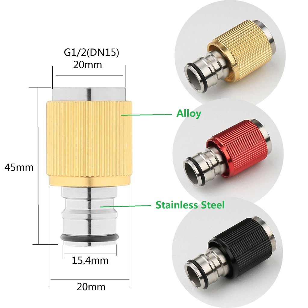 Đầu Nối Ống Nước G1 / 2 Cho Máy Giặt