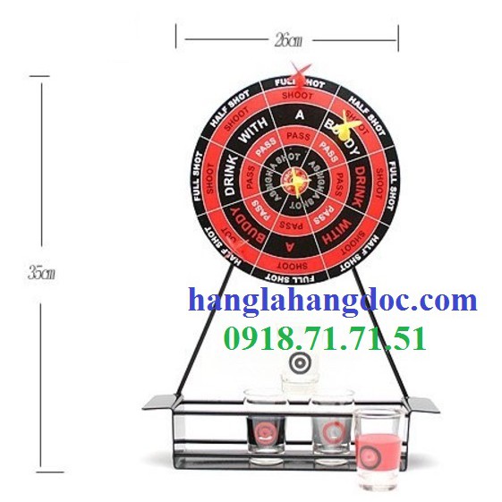 Đồ chơi bảng phóng phi tiêu uống rượu vui nhộn