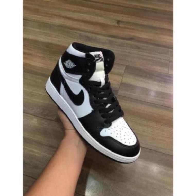 [Tặng Box/bill] Giày thể thao J0RDAN Đen trắng cao cổ | BigBuy360 - bigbuy360.vn