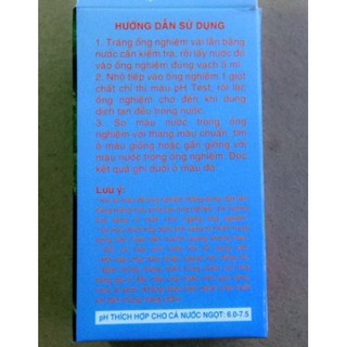 Dung Dịch Kiểm Tra pH - Đo Test pH cho hồ cá cảnh (Hàng Công Ty)