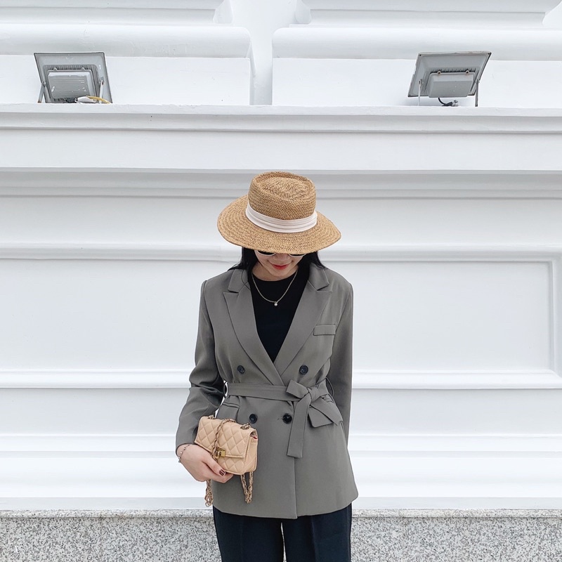 Áo blazer Hàn Quốc kèm đai 6990