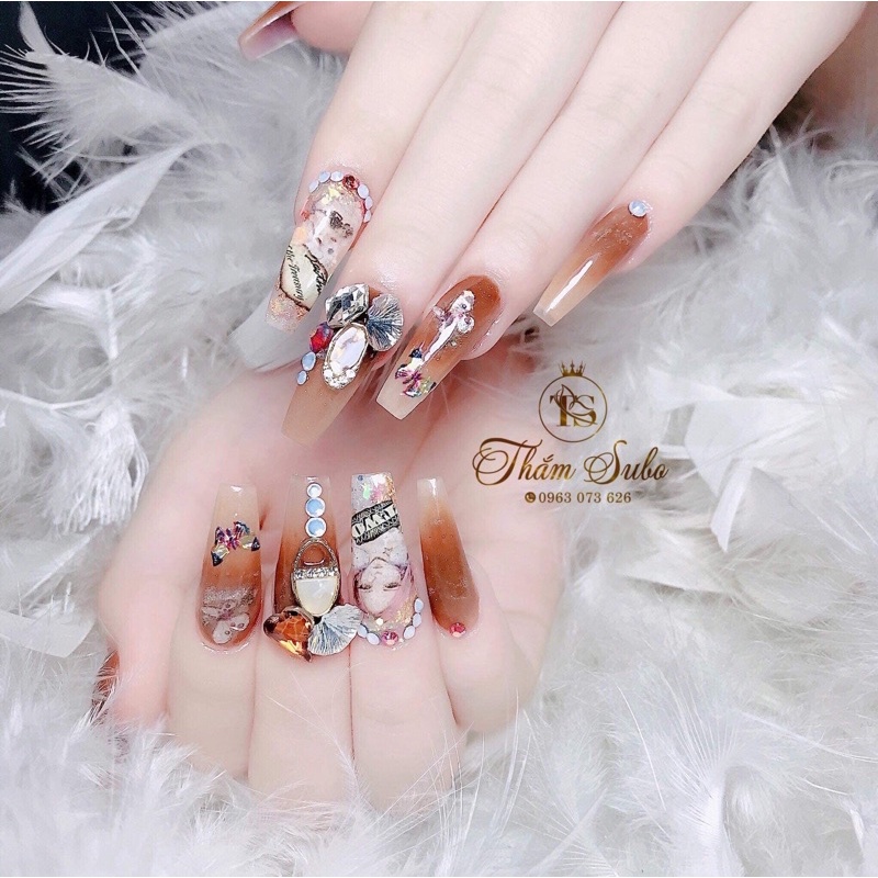 Phụ Kiện Dây Lông Vũ Chụp Ảnh Nail