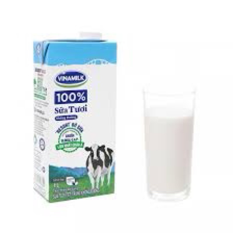 Sữa tươi không đường Vinamilk hợp 1 lít