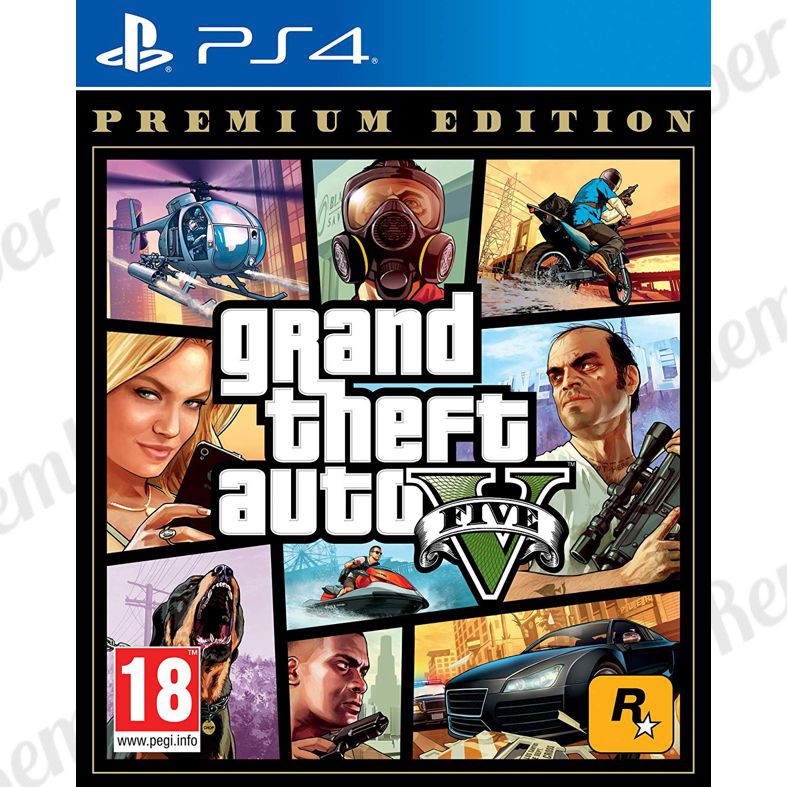 Máy Chơi Game Ps4 Gta V Grand Theft Auto Premium