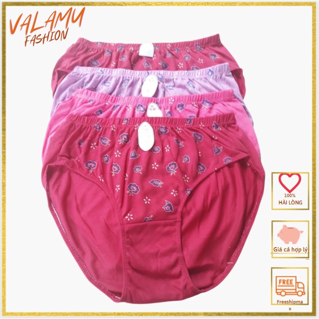 Quần lót bà già cạp cao QBGT lót nữ big size lớn 5XL cho người già người béo mập chất mềm mỏng mát 70kg 80kg 90kg