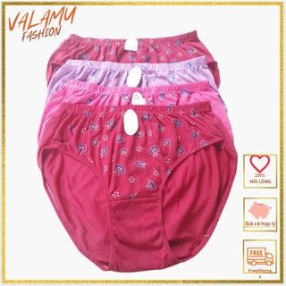 Quần lót bà già cạp cao QBGT lót nữ big size lớn 4xl 5XL cho người già người béo mập chất mềm mỏng mát 70kg 80kg 90kg