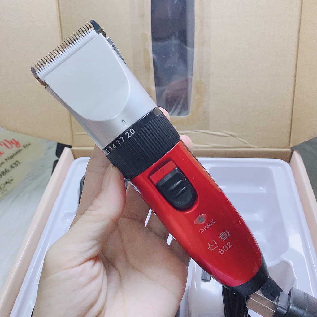 Tông đơ cắt tóc gia đình cao cấp Hàn Quốc 2Pin mã 602