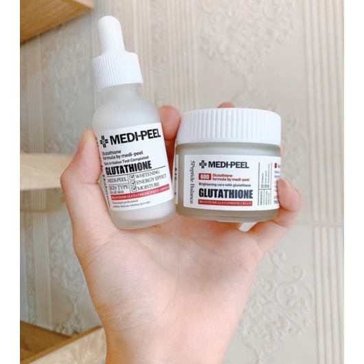 Combo Dưỡng Trắng Da Medi-Peel Glutathione , Tinh Chất Trắng Da MEDI-PEEL Serum Gluthione 600 White Ampoule Medi Peel
