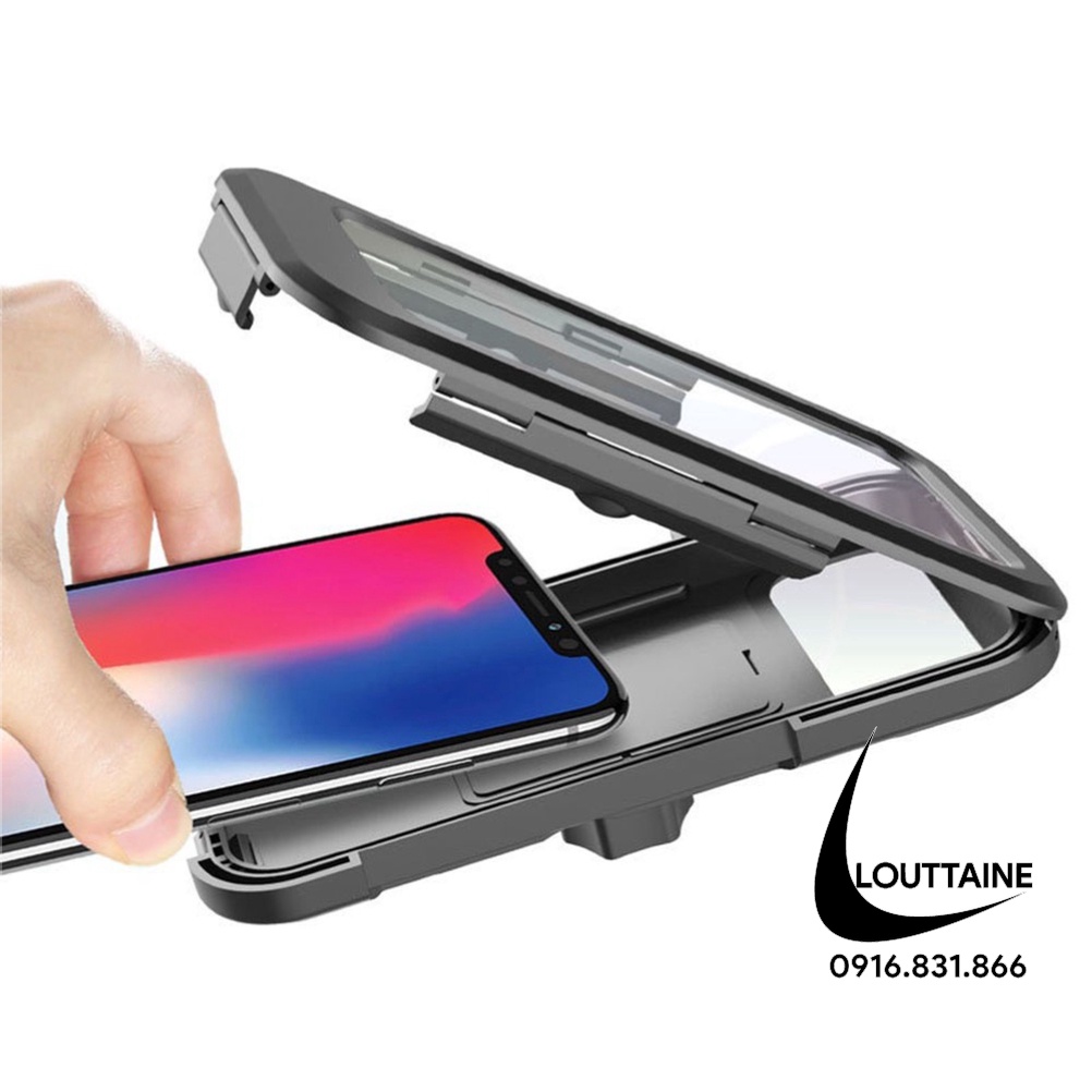 Giá đỡ điện thoại chống nước xoay 360 độ cho xe máy -dc4707
