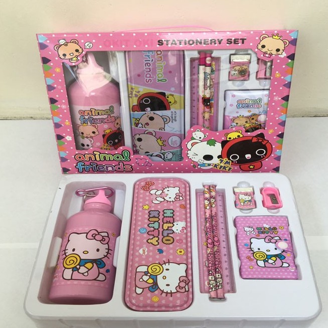 Bộ Dụng Cụ Học Tập 8 Món Cho Bé - Nhiều Mẫu Hoạt Hình Ngộ Nghĩnh