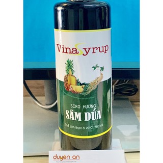 [HCM]Siro Sâm dứa không đường 750ml