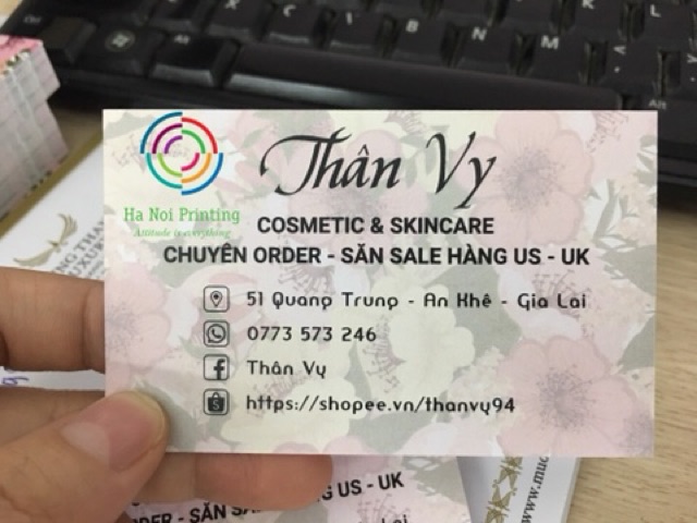 Combo 300 chiếc cardvisit order us-uk