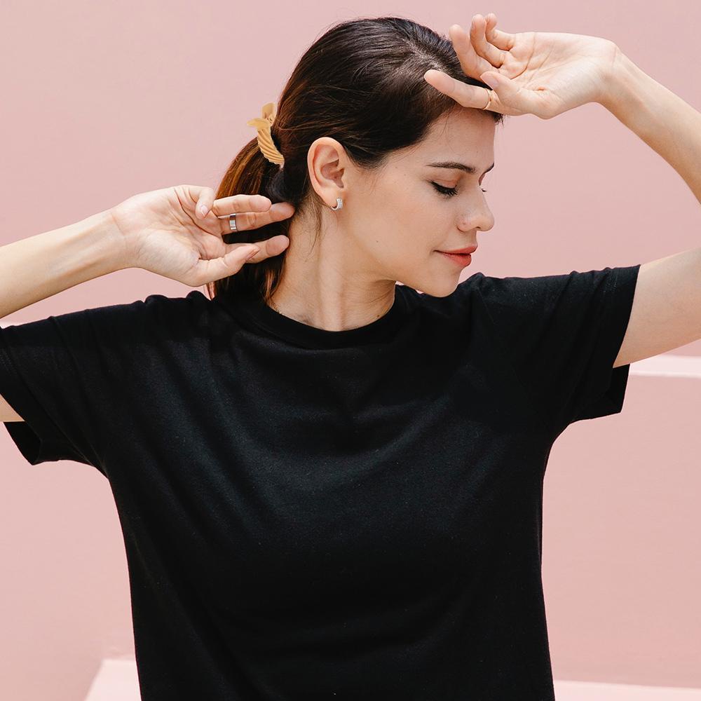 CACTU Kẹp Tóc Đuôi Ngựa Phong Cách Thời Trang Hàn Quốc