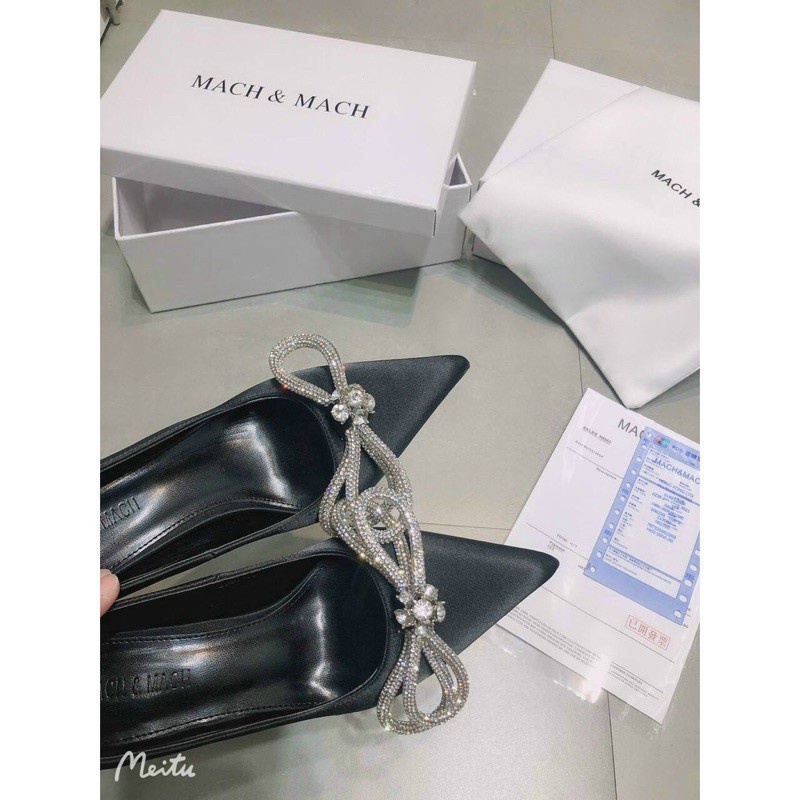 Giày cao gót nơ đá sang trọng UYÊN OLIVER SHOES  mã ND1