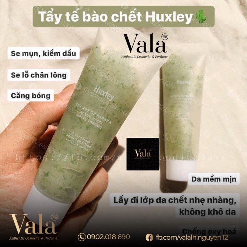 Tẩy Da Chết Huxley Chiết Xuất Xương Rồng 30ml | BigBuy360 - bigbuy360.vn