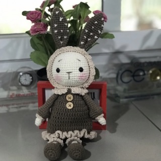 [CÓ SẴN] Cặp đôi thỏ len móc