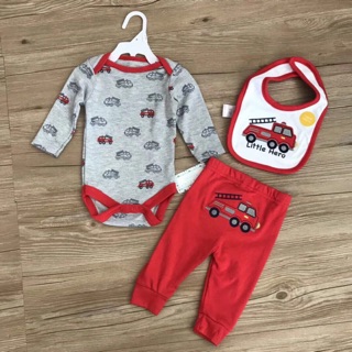 Xả hàng lẻ size -Set 3 chi tiết bé trai