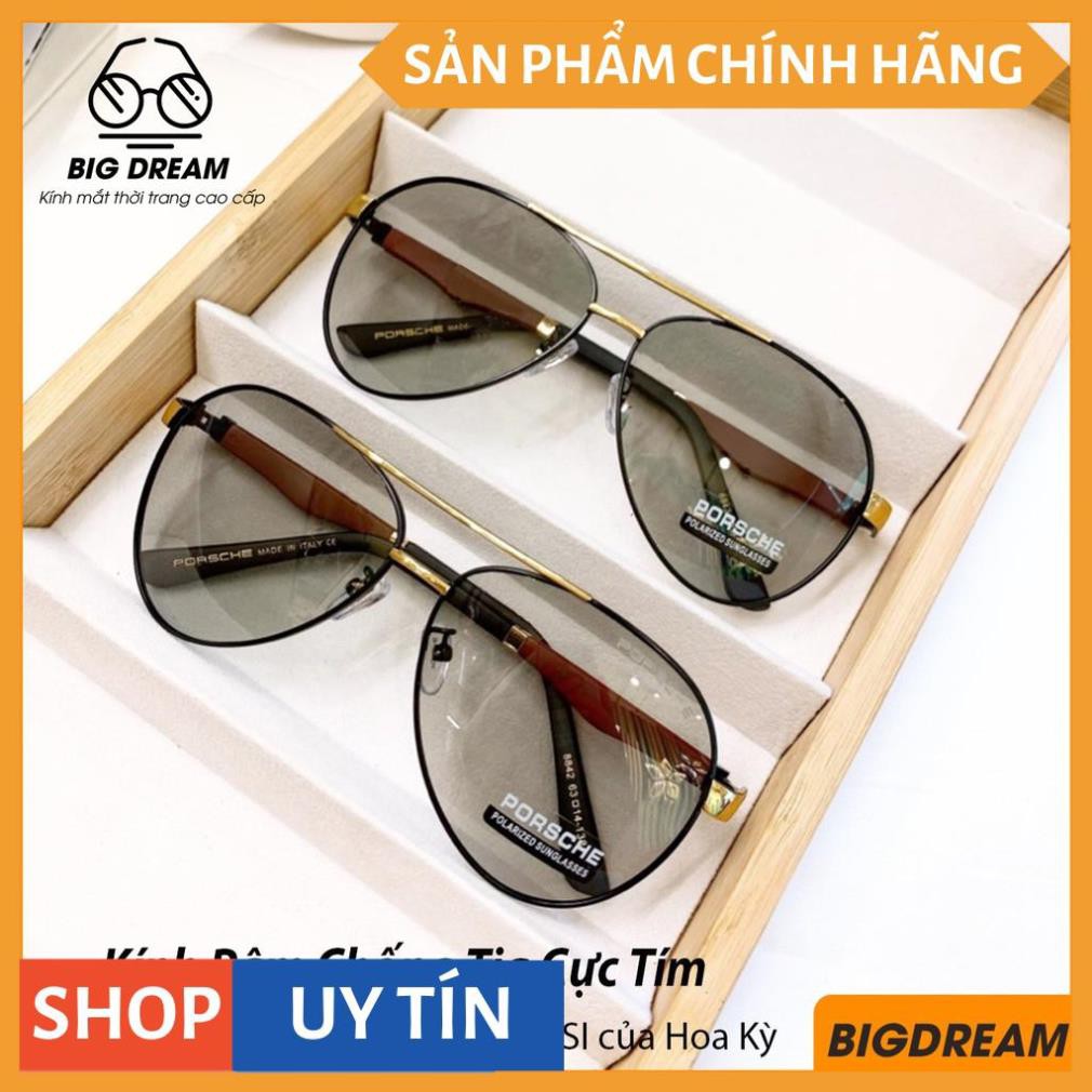 Kính mát nam cao cấp tròng kính đổi màu khi đi ra nắng, đổi màu theo nhiệt độ - Mắt kính chống tia UV gọng gỗ đỏ độc đáo | BigBuy360 - bigbuy360.vn
