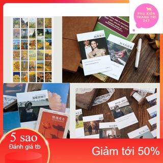 Postcard bưu thiếp bộ 30 tấm, chủ đề Nghệ thuật - Phụ Kiện Trang Trí 247