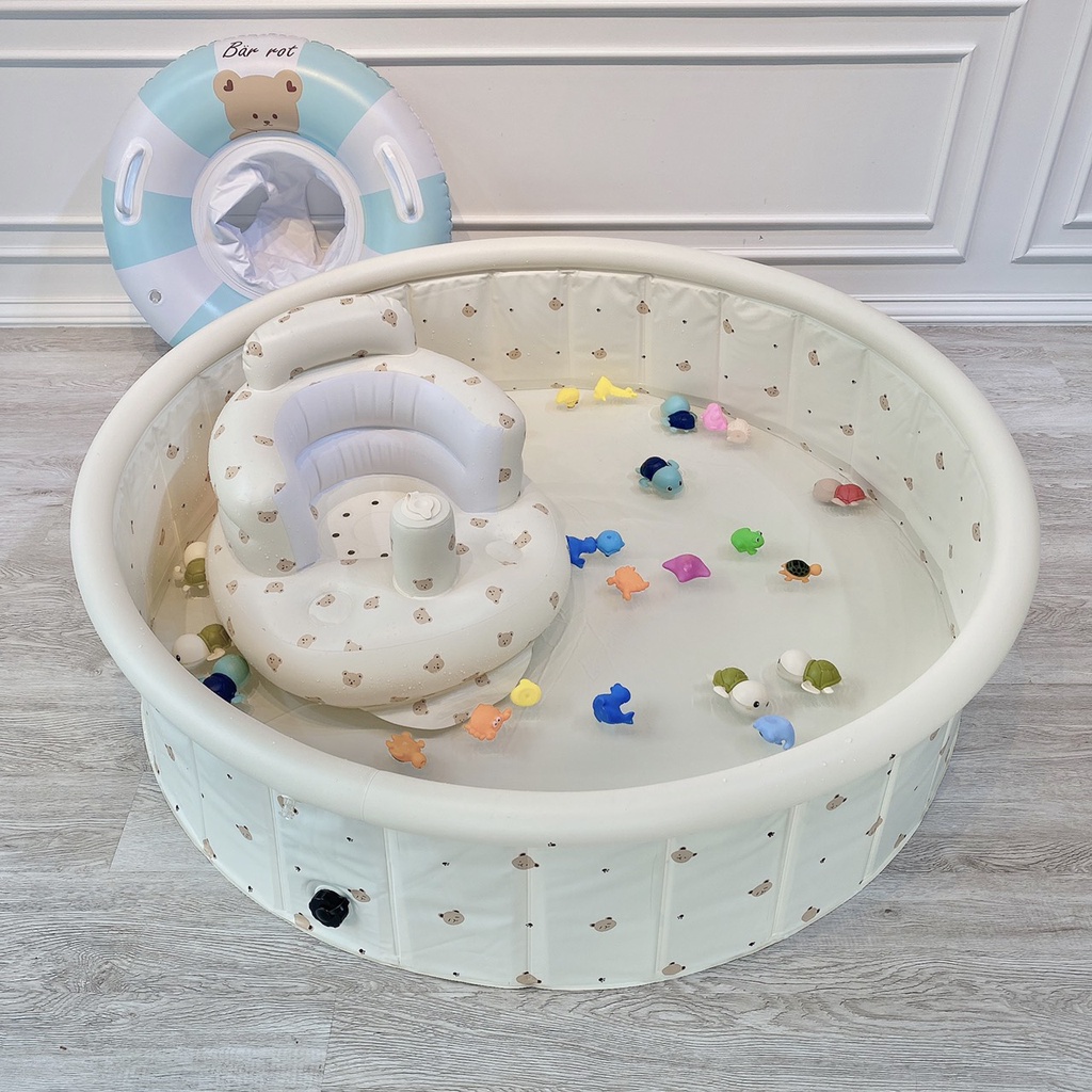 Shop Bố Ken - Bể Bơi/ Bể Bóng/ Bể Đa Năng Gấp Gọn Cho Bé - Thương Hiệu Bar-rot và Bơm Điện 2 Chiều