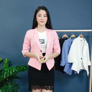 Áo vest nữ công sở tay lỡ chất tuytsi cao cấp - 5 màu: