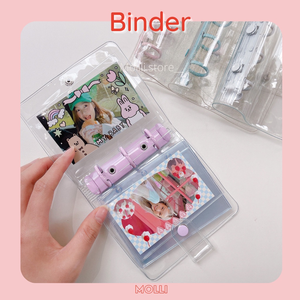 Binder bìa sổ còng nhựa đựng ảnh Molli