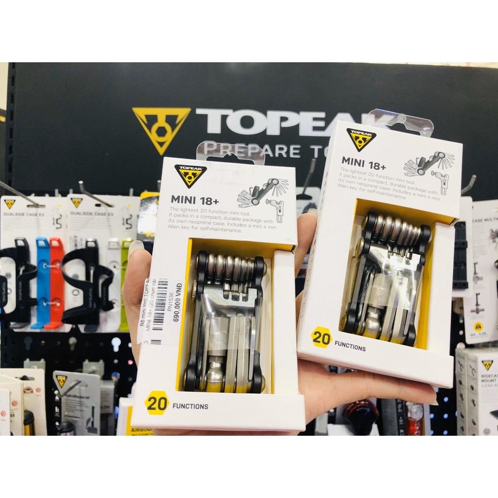 Bộ lục giác Mini Tool TOPEAK mini 18+ (20 Chức Năng) TT2518