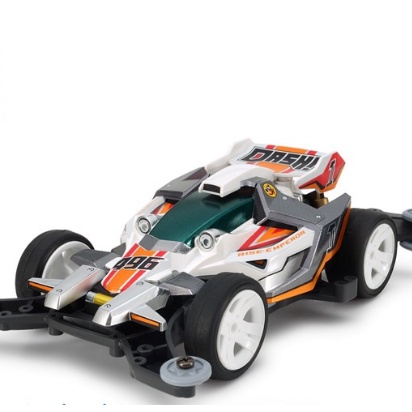 Mô hình xe đua lắp ráp chạy bằng pin Mini 4WD RISE-EMPEROR (MA CHASSIS)  18643 TAMIYA