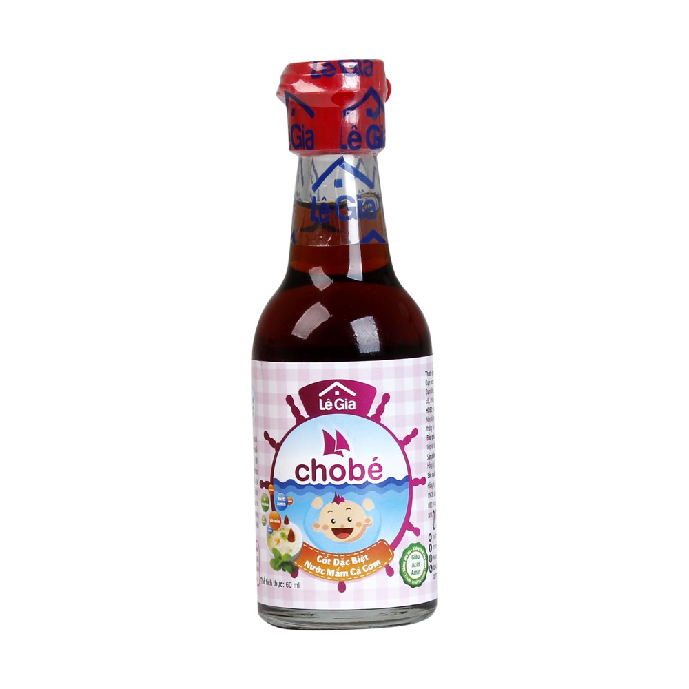 Nước mắm cá cơm Lê Gia 60ml - Cho bé