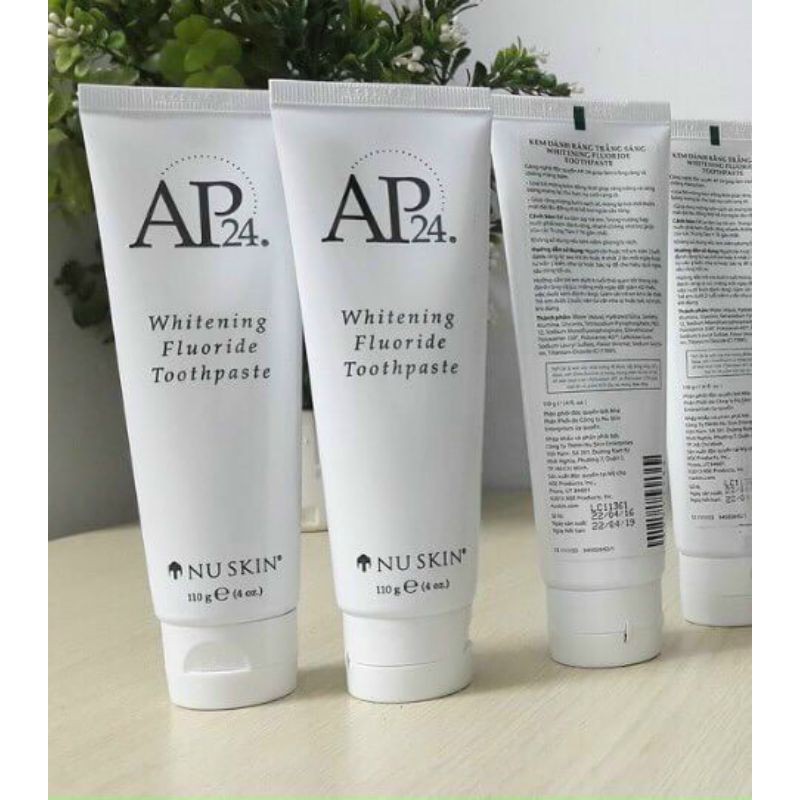 Kem đánh răng trắng sáng Nuskin AP24 Whitening Fluoride Toothpaste 110g của Mỹ