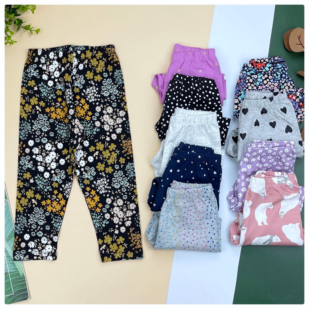 Quần legging bé gái từ 1 đến 10 tuổi