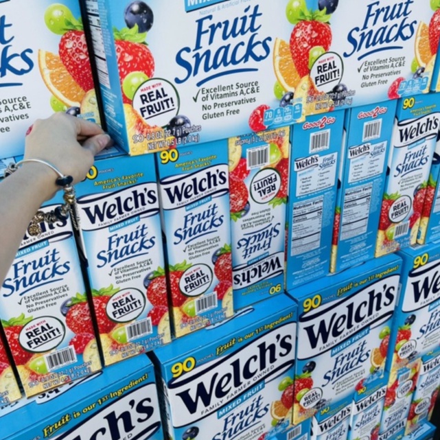 Combo 10 bịch kẹo dẻo trái cây Welch’s Mixed Fruit - Date T5/2024