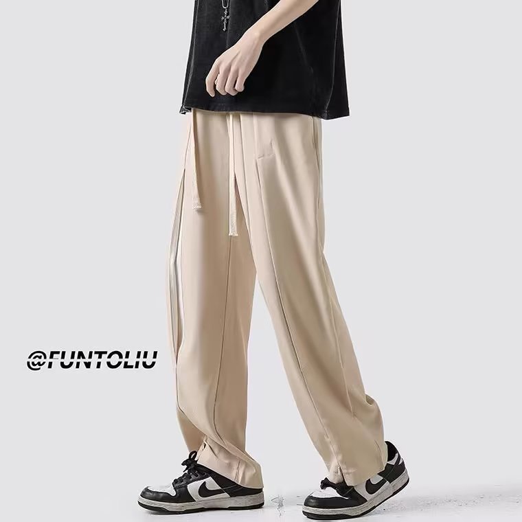 Quần Dài Dáng Rộng Lưng Thun Co Giãn Thoải Mái Thời Trang Hàn Quốc Size M-3XL Cho Nam