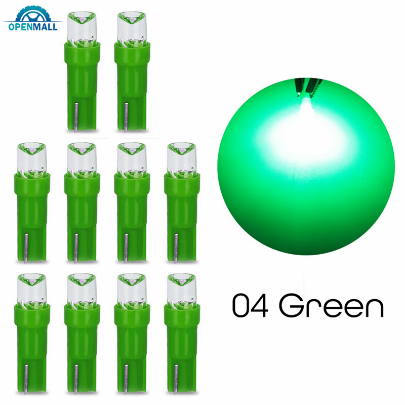 Bộ 10 bóng đèn LED T5 gắn đồng hồ xe hơi